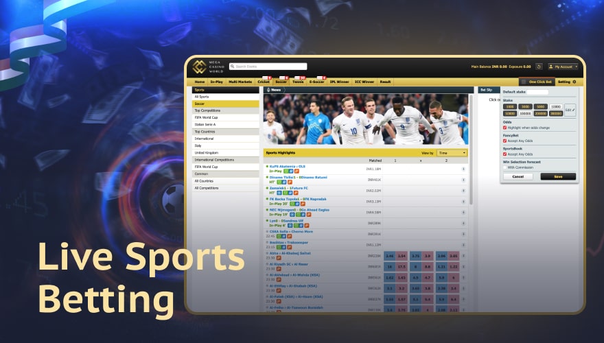 betting on live sport events